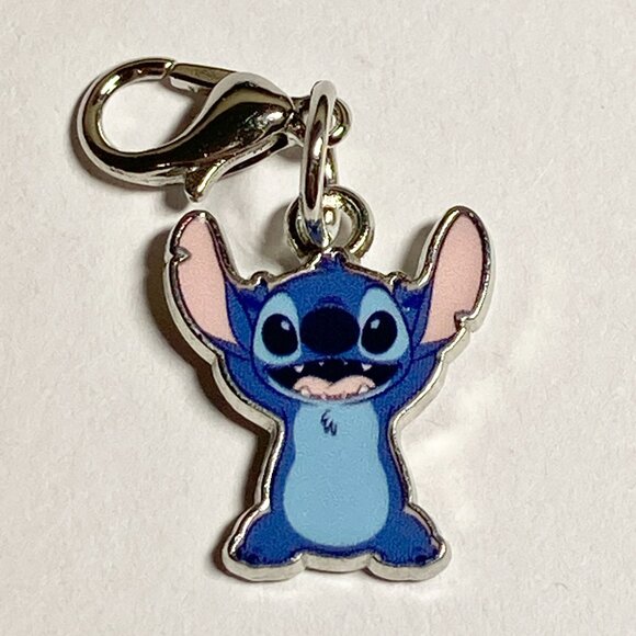 Vintage Disney Lilo & Stitch Clip On Charm Purse Bag Zipper Pull Signed - Picture 5 of 10